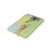 Kleurrijk geïllustreerd badmat - Chase (Gekanteld)