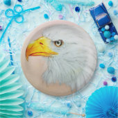 Kleurrijk geïllustreerd papieren bord - Eagle (Feest)