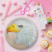 Kleurrijk geïllustreerd papieren bord - Eagle (Feest)