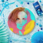 Kleurrijk geïllustreerd papieren bord - Intense (Feest)