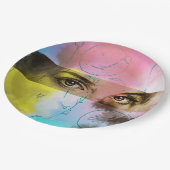 Kleurrijk, geïllustreerd papieren bord - Zelden (Gekanteld)