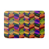 Kleurrijk  geïnspireerd patroon badmat (Voorkant)