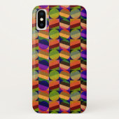 Kleurrijk geïnspireerd patroon Case-Mate iPhone case (Achterkant)