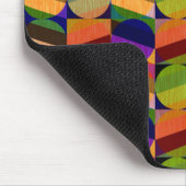 Kleurrijk  geïnspireerd patroon muismat (Hoek)