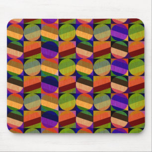 Kleurrijk  geïnspireerd patroon muismat