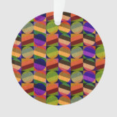 Kleurrijk  geïnspireerd patroon ornament (voorkant)
