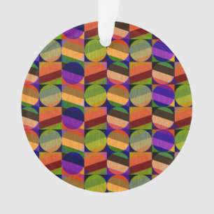 Kleurrijk  geïnspireerd patroon ornament