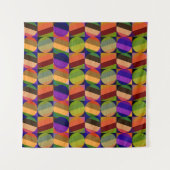 Kleurrijk geïnspireerd patroon wandkleed (Voorkant)