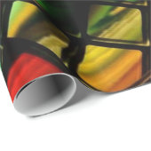 kleurrijk gekleurd glas cadeaupapier (Rol Hoek)