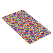 Kleurrijk gekleurd in vierkant patroon voor grafis magneet (Rechterzijde)