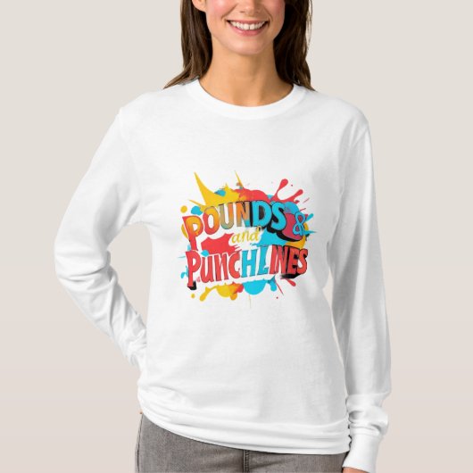 "Kleurrijk gelach" T-shirt (Voorkant)