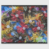 Kleurrijk geld lei design cadeau wrapping papier (Vlak)