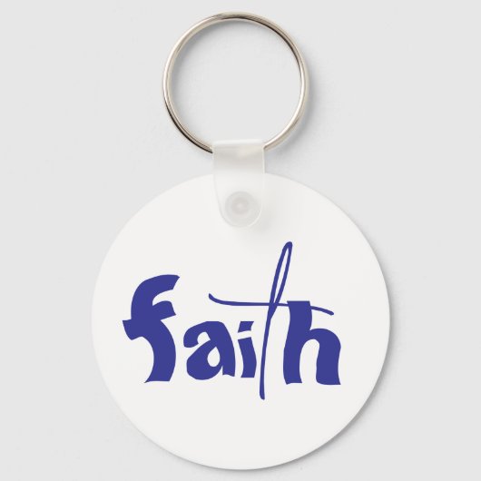 kleurrijk geloof sleutelhanger (Voorkant)