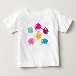 Kleurrijk Gelukkig Schaap Kinderen T-Shirt