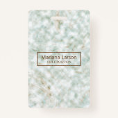 kleurrijk gemarmerd badge (Voorkant)