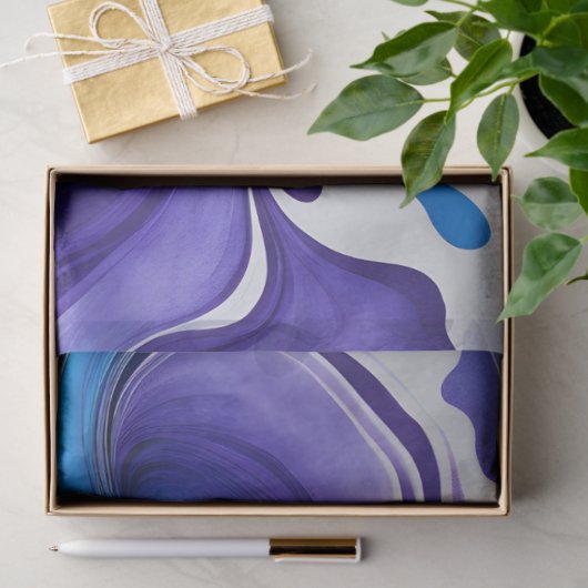 Kleurrijk gemarmerd papier Art Tissue Paper (Geschenk)