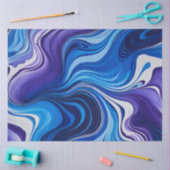 Kleurrijk gemarmerd papier Art Tissue Paper (Craft)