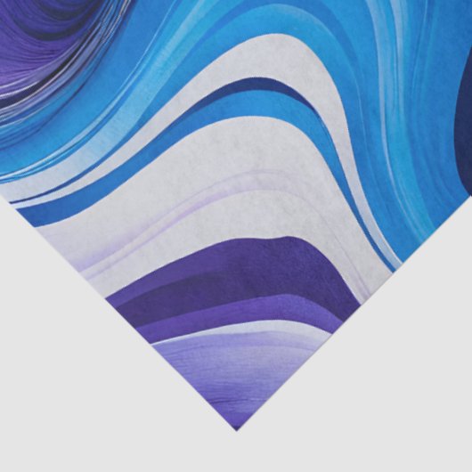 Kleurrijk gemarmerd papier Art Tissue Paper (Detail)