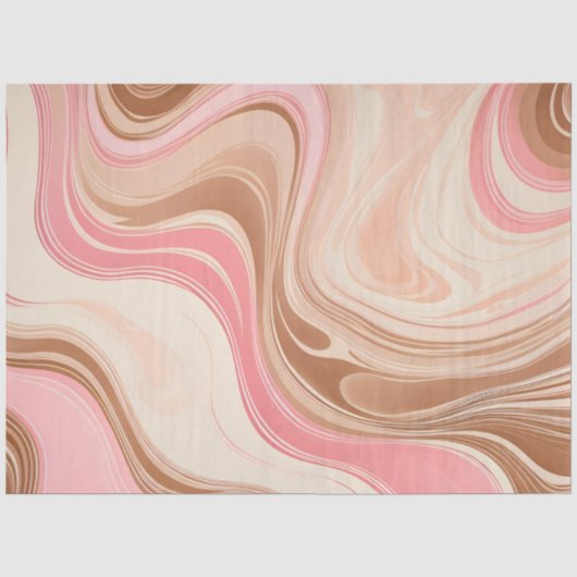 Kleurrijk gemarmerd papier Art Tissue Paper (Voorkant)