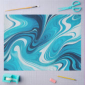 Kleurrijk gemarmerd papier Art Tissue Paper (Craft)