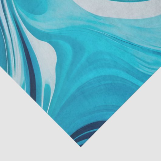 Kleurrijk gemarmerd papier Art Tissue Paper (Detail)