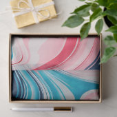 Kleurrijk gemarmerd papier Art Tissue Paper (Geschenk)