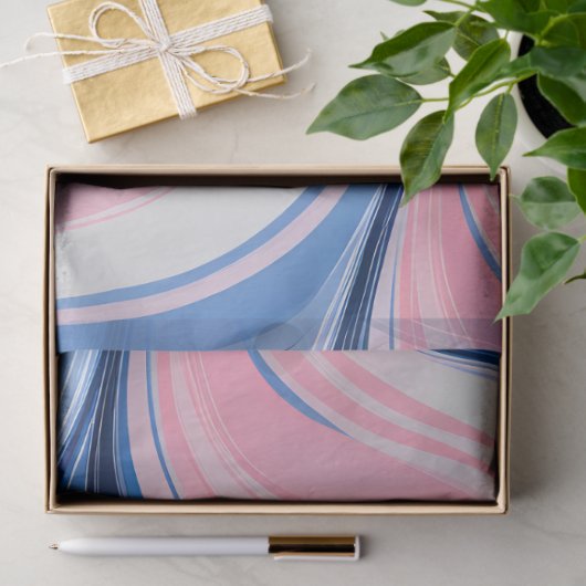 Kleurrijk gemarmerd papier Art Tissue Paper (Geschenk)