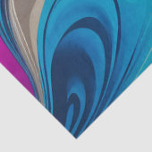 Kleurrijk gemarmerd papier Art Tissue Paper (Detail)