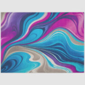 Kleurrijk gemarmerd papier Art Tissue Paper (Voorkant)