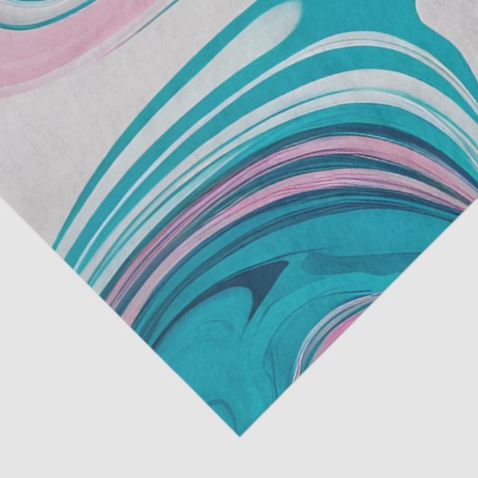 Kleurrijk gemarmerd papier Art Tissue Paper (Detail)