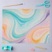 Kleurrijk gemarmerd papier Art Tissue Paper (Craft)