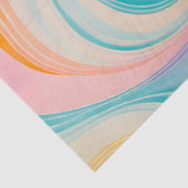 Kleurrijk gemarmerd papier Art Tissue Paper (Detail)