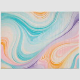 Kleurrijk gemarmerd papier Art Tissue Paper