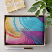 Kleurrijk gemarmerd papier Art Tissue Paper (Geschenk)