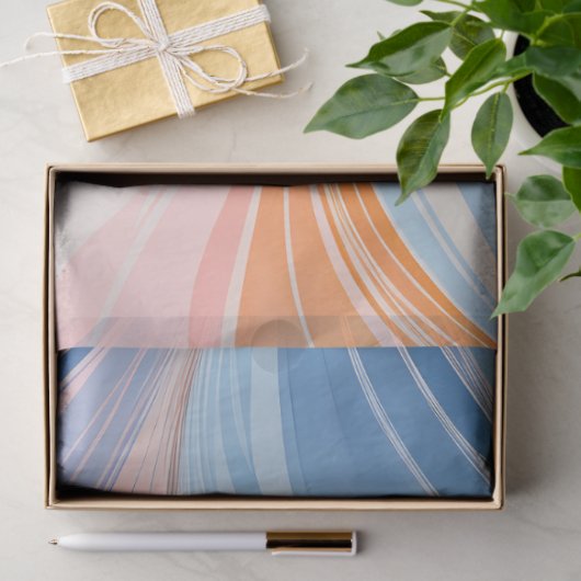 Kleurrijk gemarmerd papier Art Tissue Paper (Geschenk)