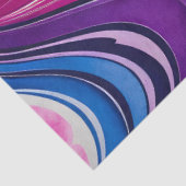 Kleurrijk gemarmerd papier Art Tissue Paper (Detail)