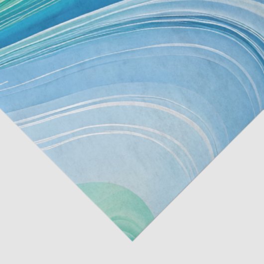 Kleurrijk gemarmerd papier Art Tissue Paper (Detail)