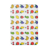 Kleurrijk gemengd fruitpatroon badmat (Voorkant Verticaal)