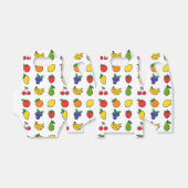 Kleurrijk gemengd fruitpatroon bedankdoosjes (Uitgevouwen)