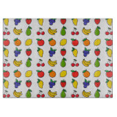 Kleurrijk, gemengd fruitpatroon snijplank (Voorkant)