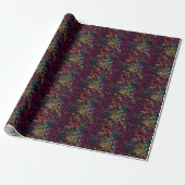 Kleurrijk geometrisch abstract bad cadeaupapier (Uitgerold)