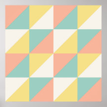 Kleurrijk Geometrisch Abstract Driehoekpatroon