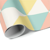 Kleurrijk geometrisch Abstract driehoekspatroon Cadeaupapier (Rol Hoek)