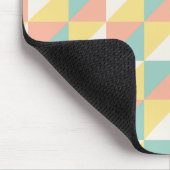 Kleurrijk geometrisch Abstract driehoekspatroon Muismat (Hoek)