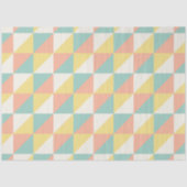 Kleurrijk geometrisch Abstract driehoekspatroon Tissuepapier (Voorkant)