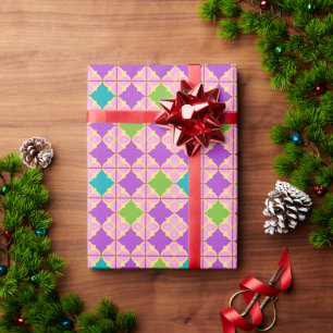 Kleurrijk Geometrisch Abstract Ontwerp Cadeaupapier