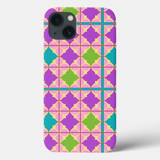 Kleurrijk Geometrisch Abstract Ontwerp Case-Mate iPhone Case (Achterkant)