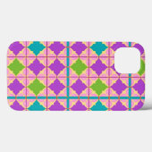 Kleurrijk Geometrisch Abstract Ontwerp Case-Mate iPhone Case (Achterkant (horizontaal))