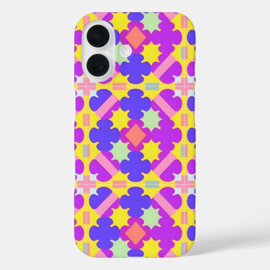 Kleurrijk Geometrisch Abstract Ontwerp Case-Mate iPhone Case (Achterkant)