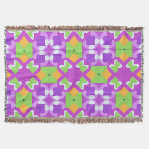 Kleurrijk Geometrisch Abstract Ontwerp Deken